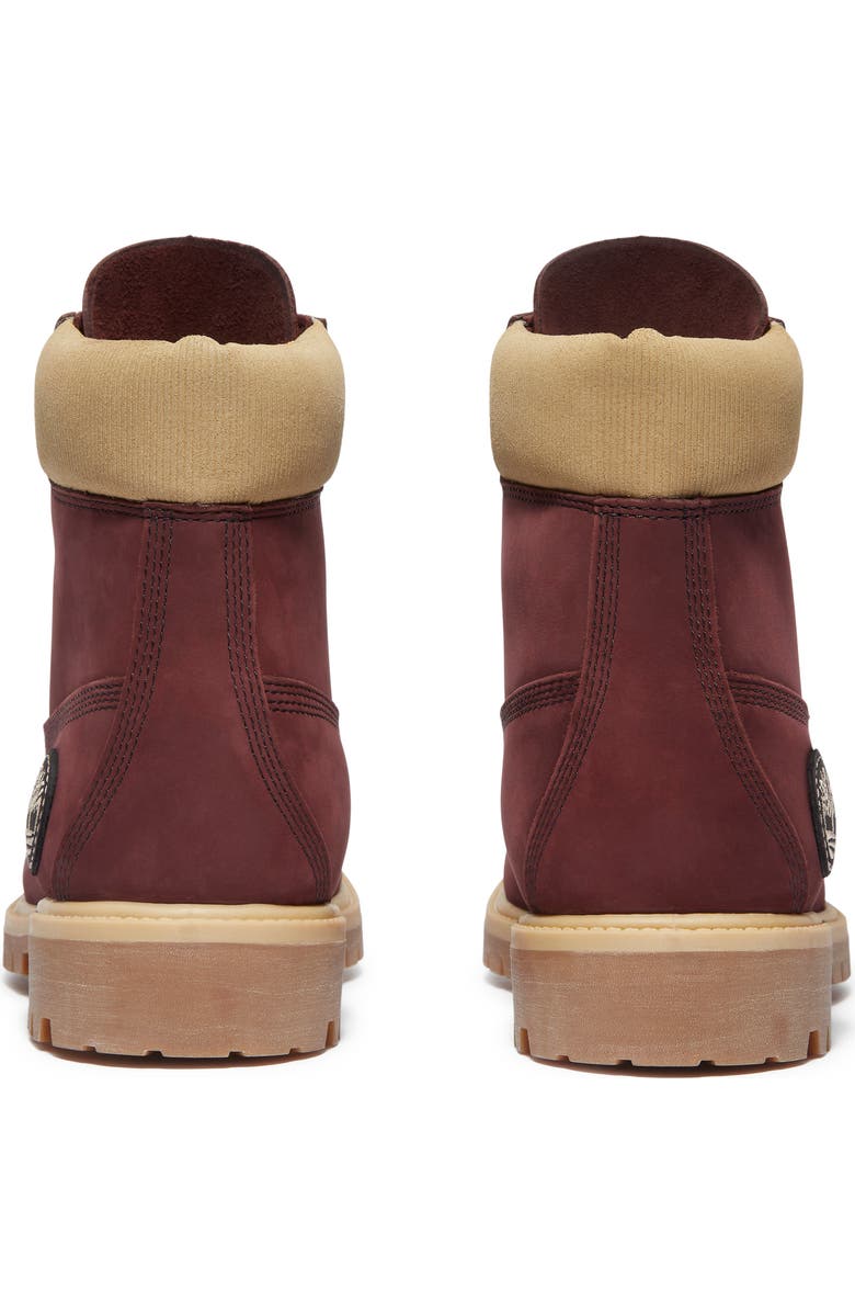 Timberland Premium 6-Inch Waterproof Boot, Alternate, color, Burgundy Nubuck