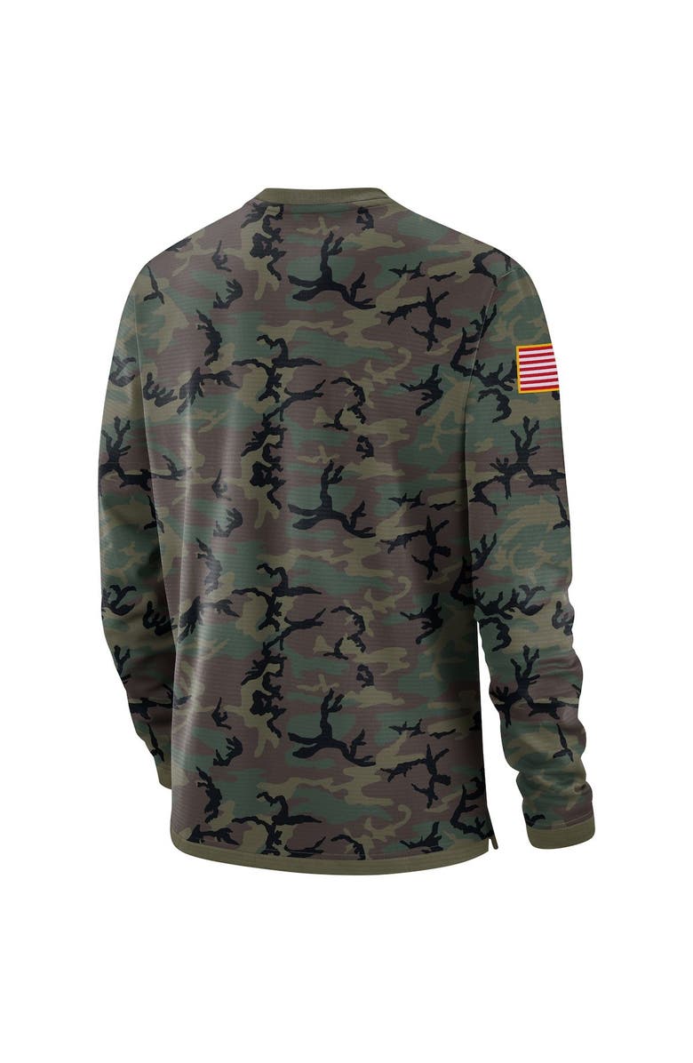 Nike Men's Nike Camo Texas Longhorns Military Appreciation Performance Long Sleeve T-Shirt, Alternate, color, 