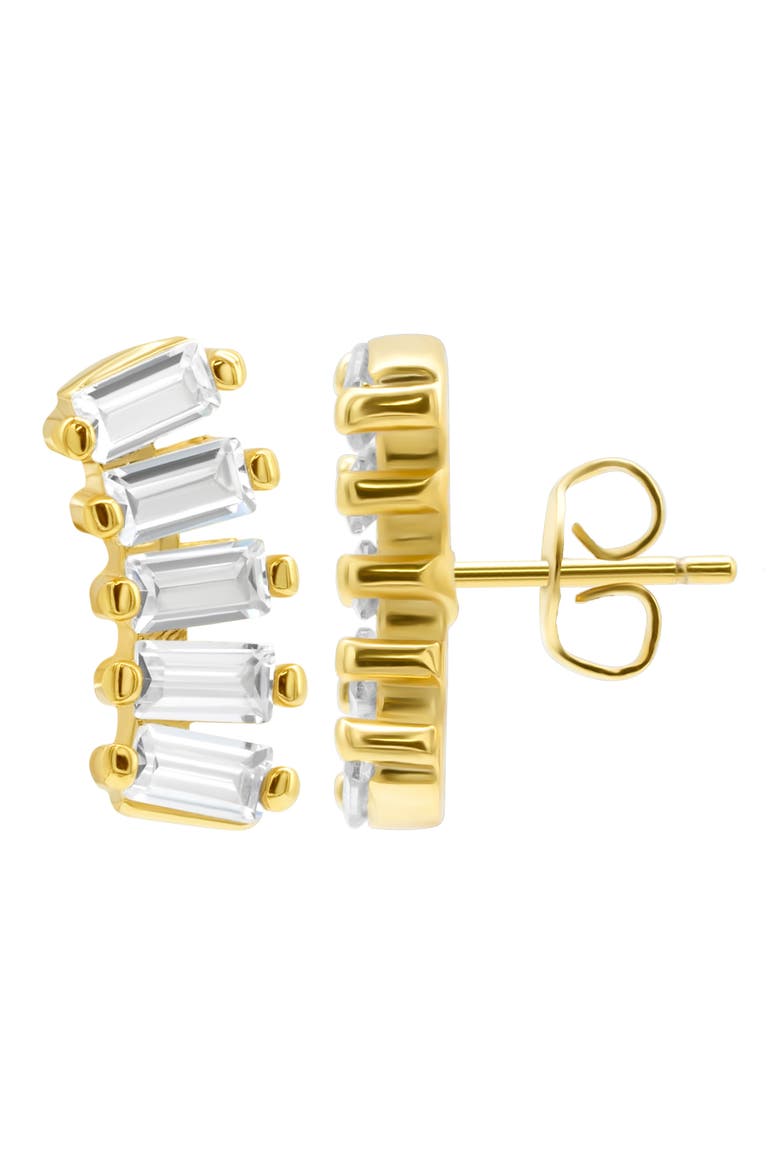 Baguette Ear Crawlers, Alternate, color, SILVER