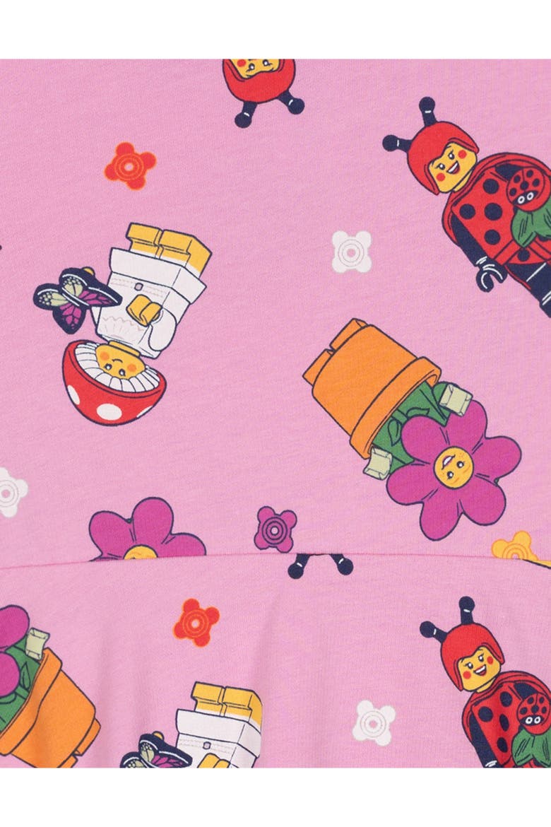 Skater Dress, Alternate, color, Pink Ladybug Girl
