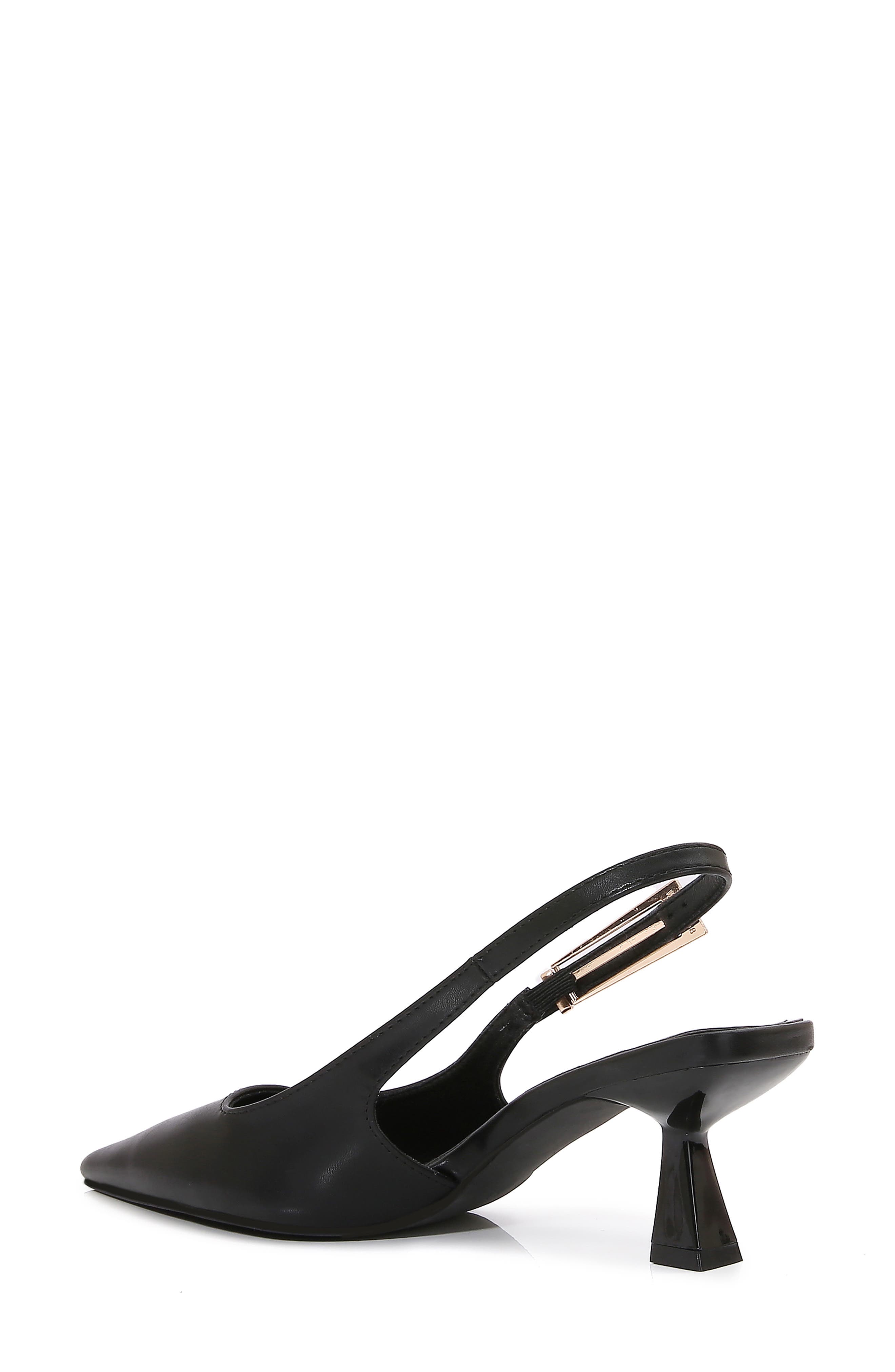 BERNESS Cassandra Slingback Kitten Heel Pump, Alternate, color, Black
