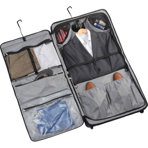 Wallybags 45" Premium Rolling Garment Bag With Multiple Pockets In Black