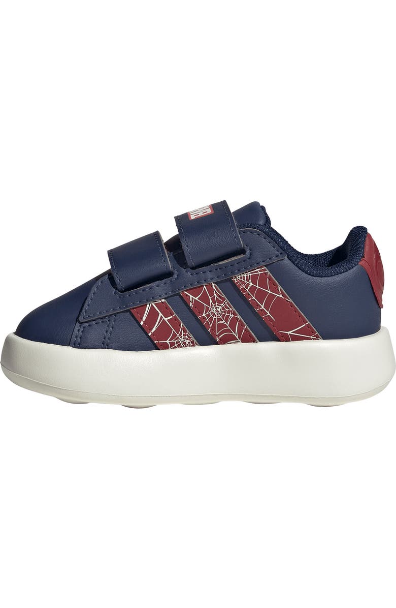 adidas Kids' Grand Court Sneaker, Alternate, color, Dark Blue/ Maroon/ Off White