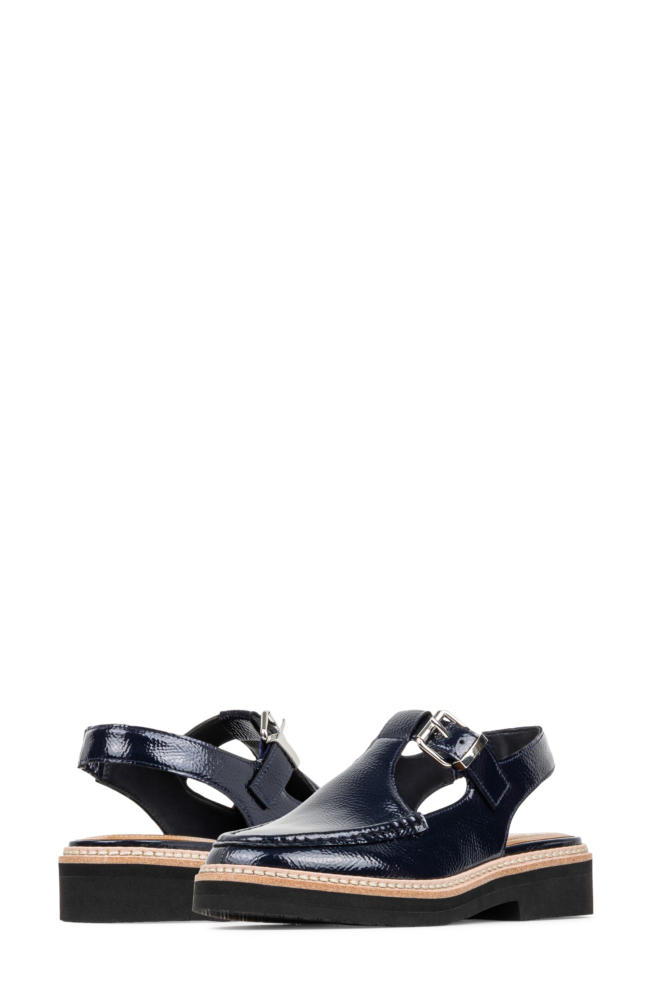 Lileas Slingback Loafer, Alternate, color, NAVY