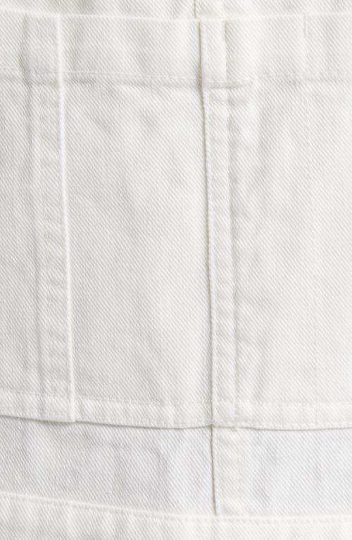 Alex Mill Lili Denim Overalls In White