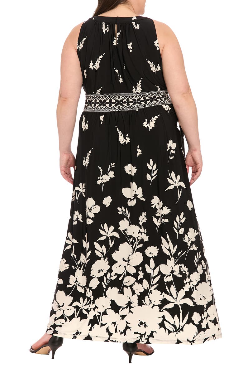 London Times Morris Floral Maxi Sundress, Alternate, color,