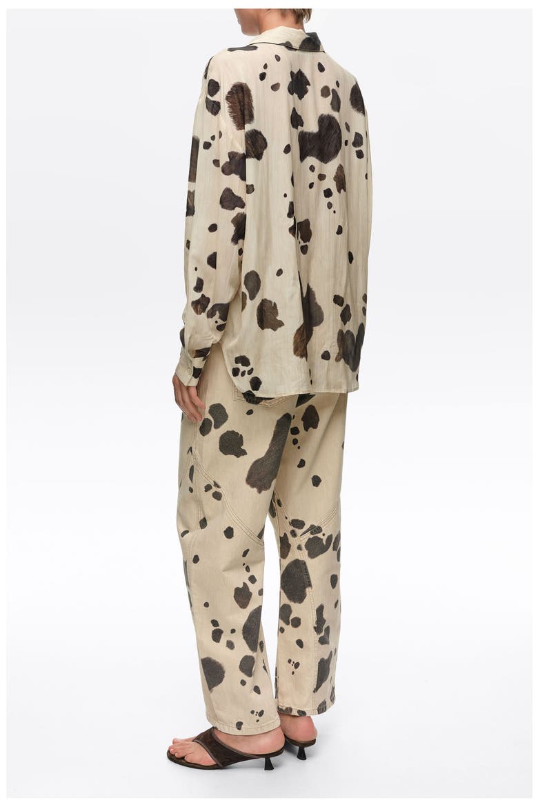 Plunging Neckline Shirt, Alternate, color, PONY