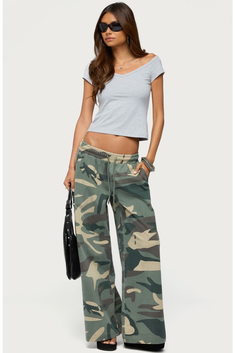 Calie Off the Shoulder T-Shirt, Alternate, color, GRAY-MELANGE