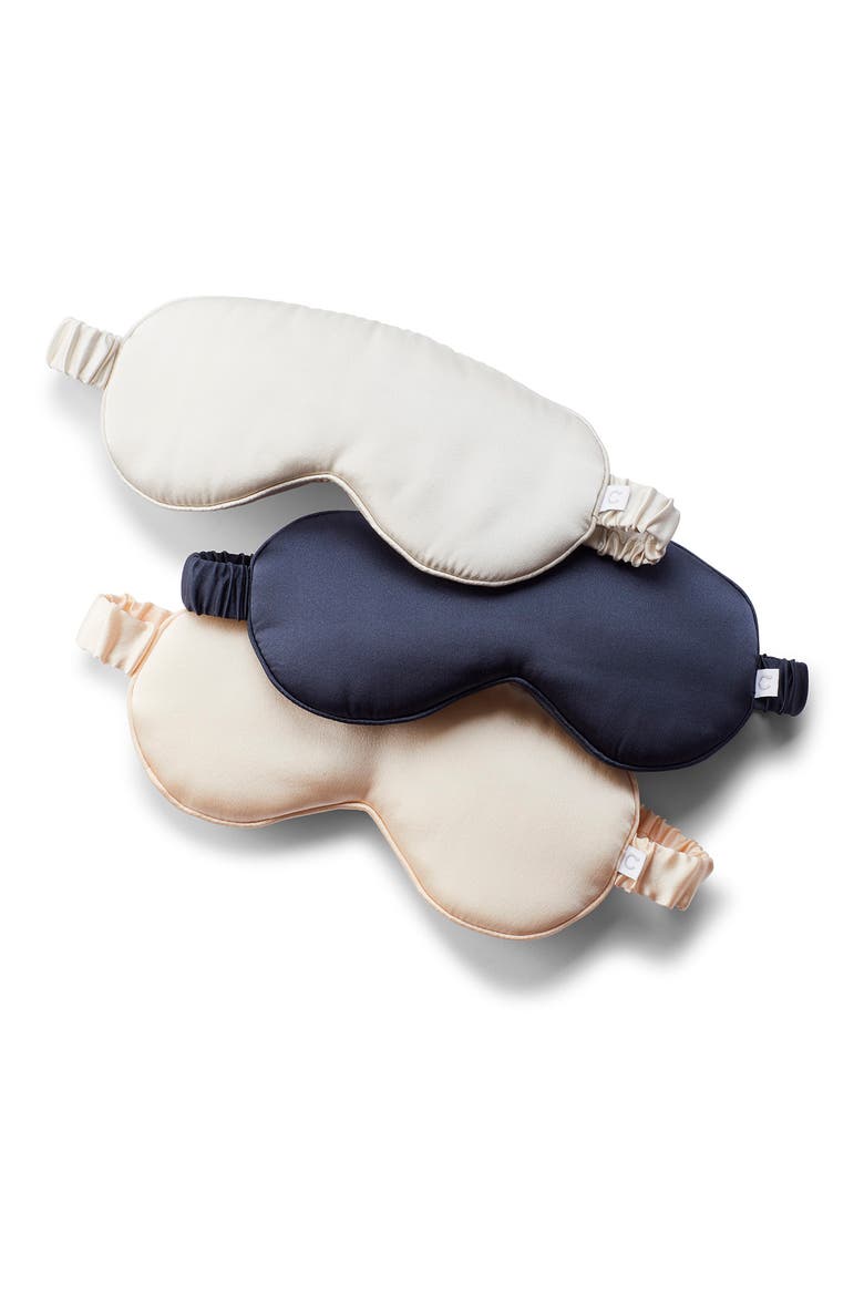 Silk Sleep Mask, Alternate, color, PEACH