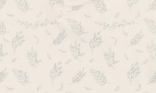 Maniere Manière Kids' Leaves & Branches Cotton Blend Top & Shorts Set In Neutral
