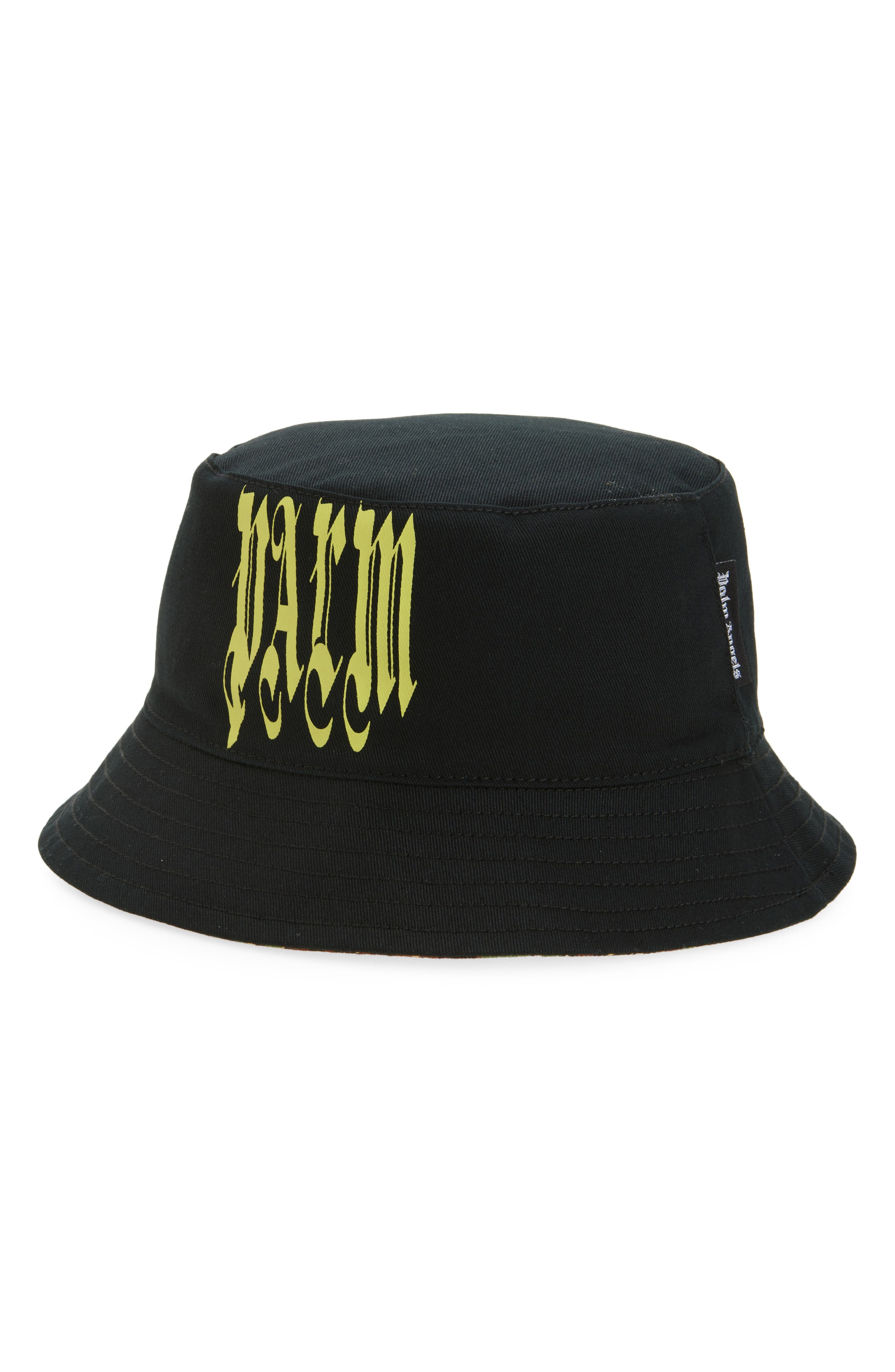 Palm Angels Logo Bucket Hat