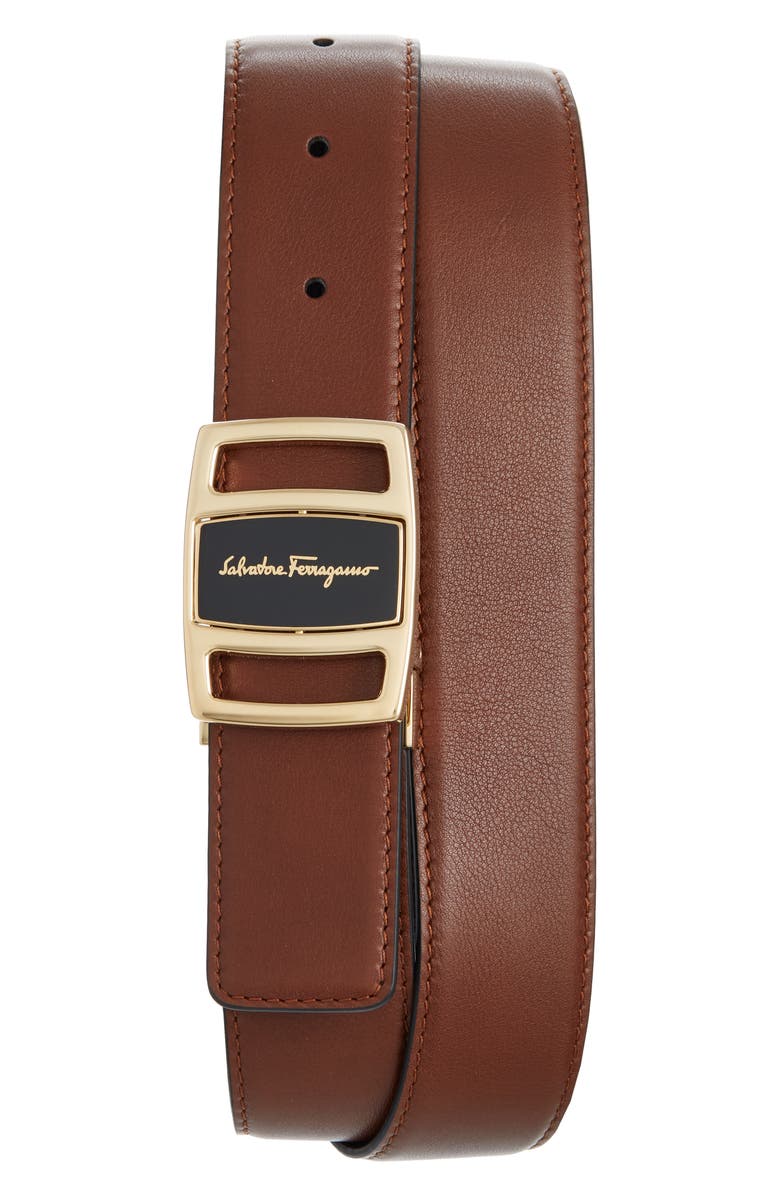 FERRAGAMO Salvatore Ferragamo Reversible Leather Belt, Alternate, color, 