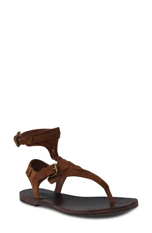 Zigi Lust Ankle Strap Sandal In Brown