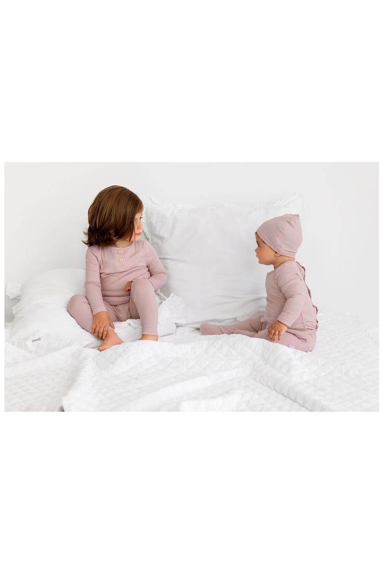 Henley Footie, Alternate, color, Blush