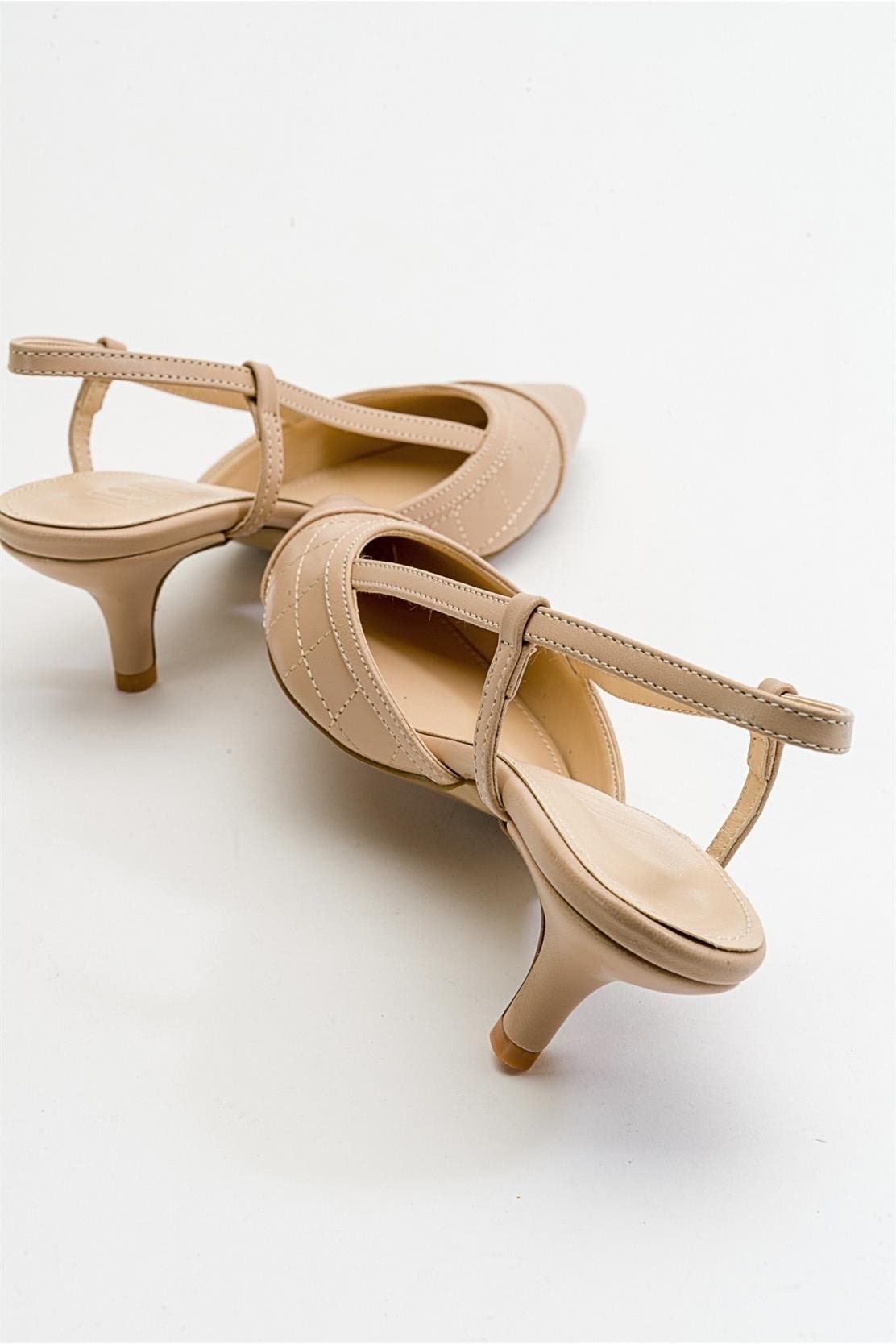 Point Pointed Toe Slingback Pump, Alternate, color, Nude