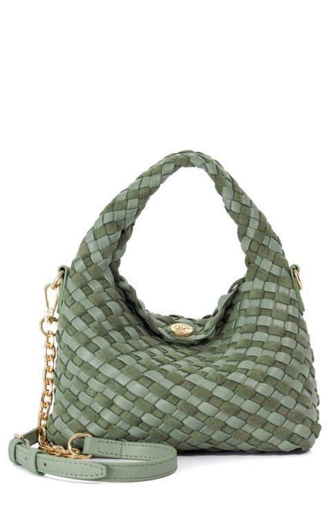 Dinkydeliberate Woven Top Handle Bag