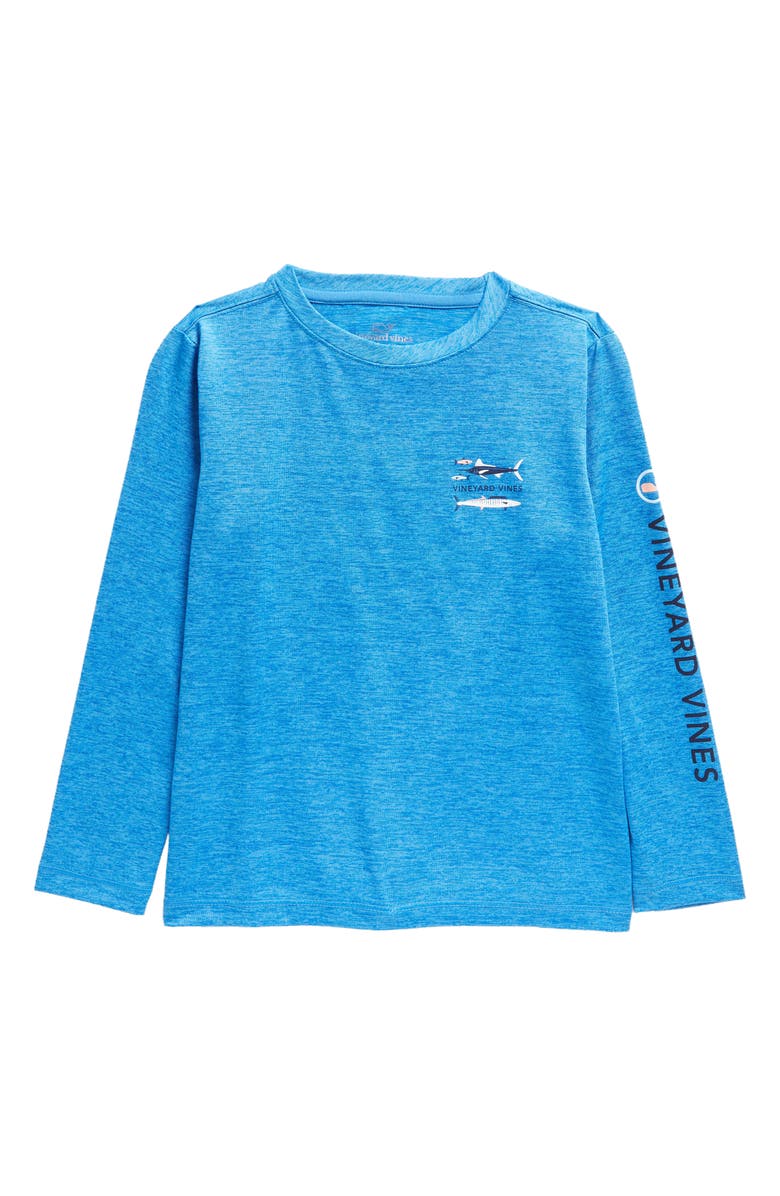 vineyard vines Kids' Fish Harbor Long Sleeve T-Shirt, Main, color, 