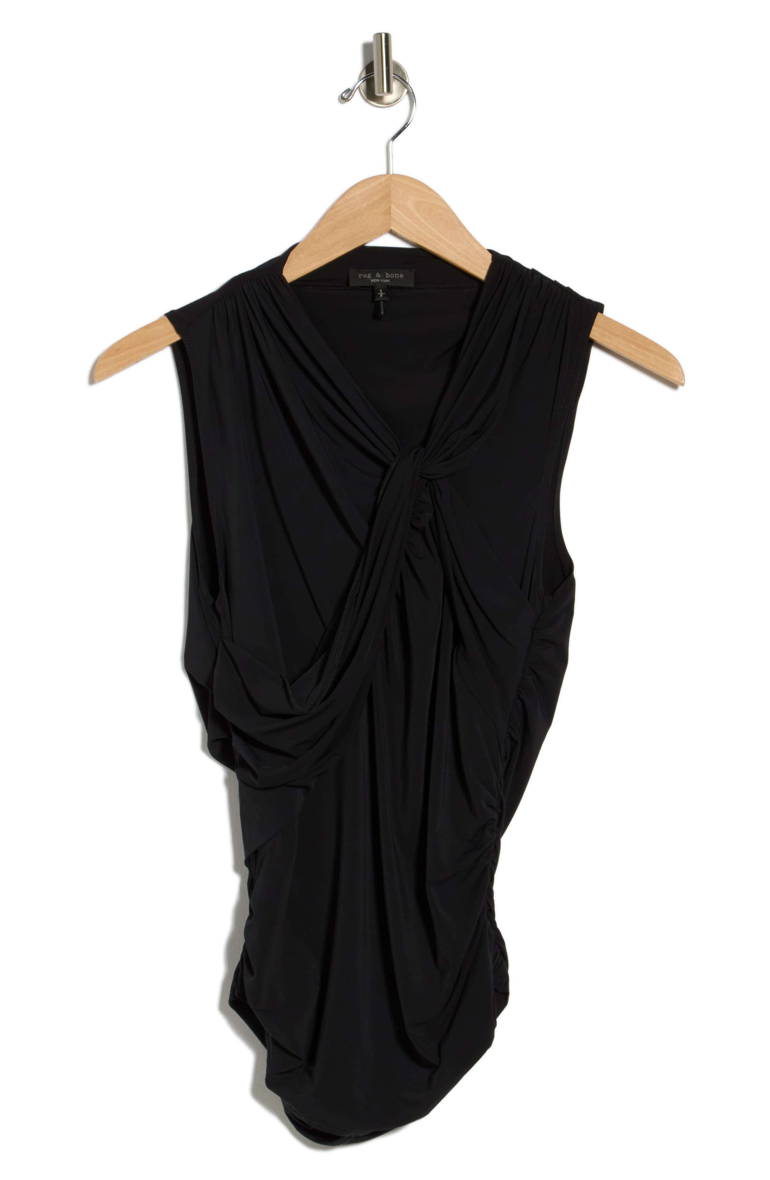 rag & bone Clara Draped V Neck Tank
