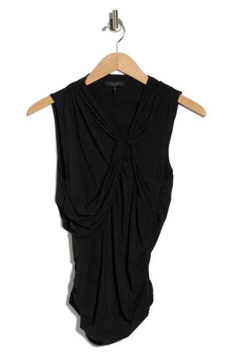 rag & bone Clara Draped V Neck Tank