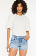 KanCan Heather Mid Rise Boy Fit Shorts