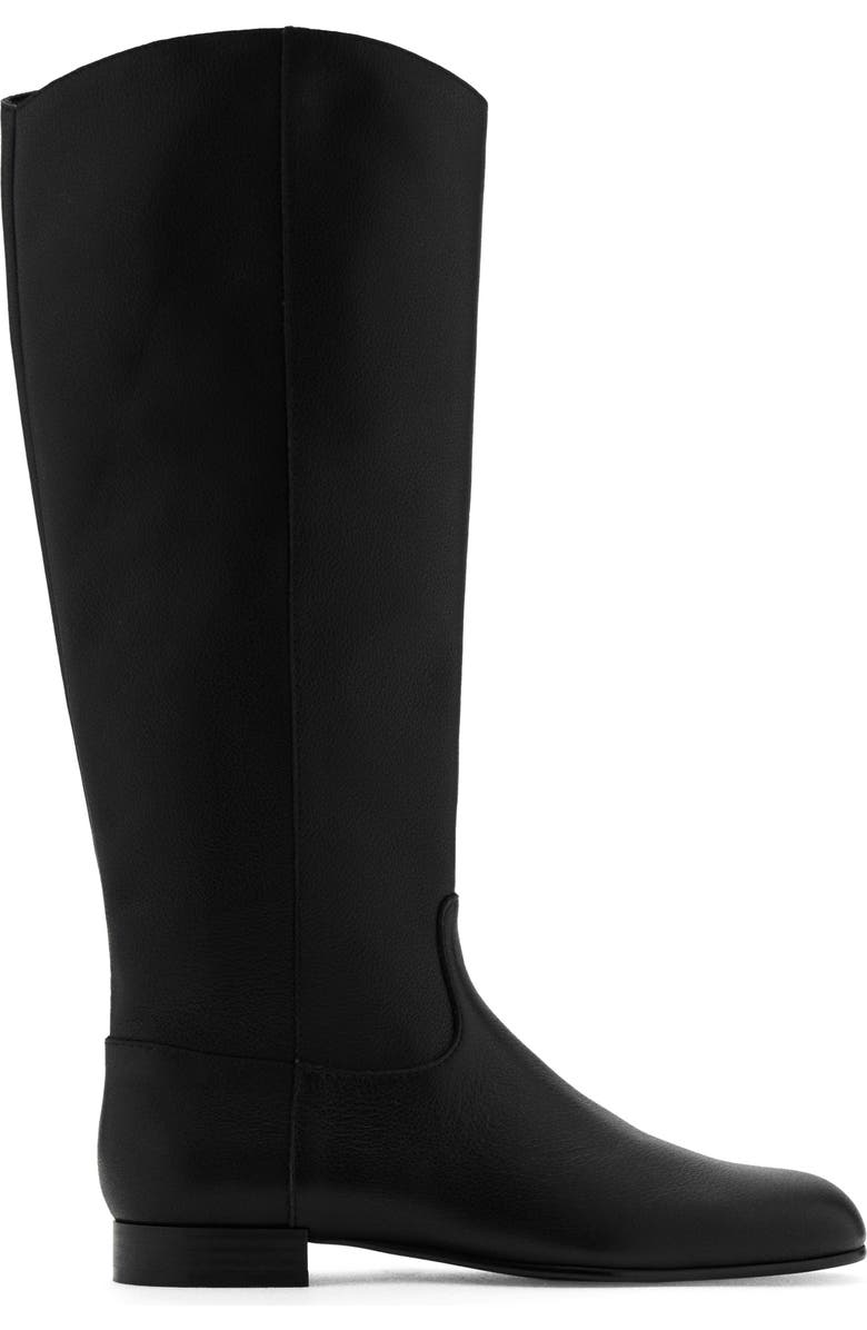 MANGO Knee High Boot, Alternate, color, Black