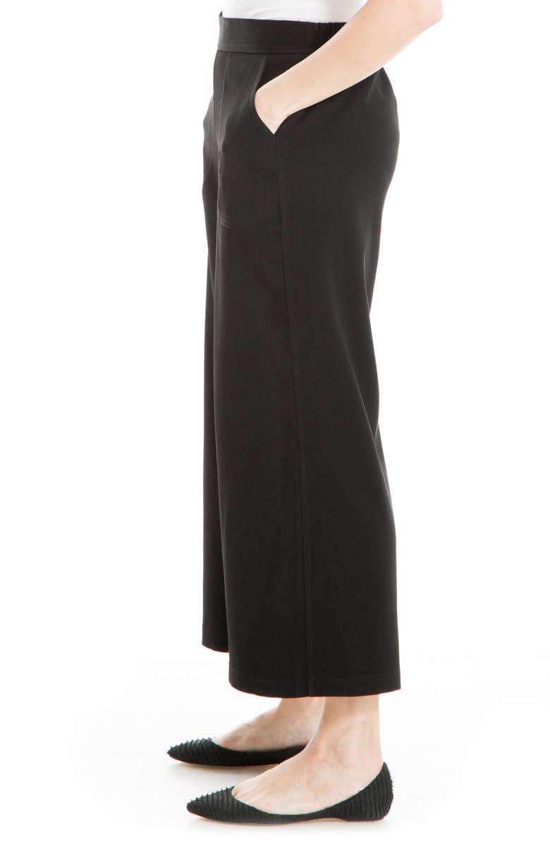 MAX STUDIO Wide Leg Ankle Crop Pull On Trouser, Alternate, color,