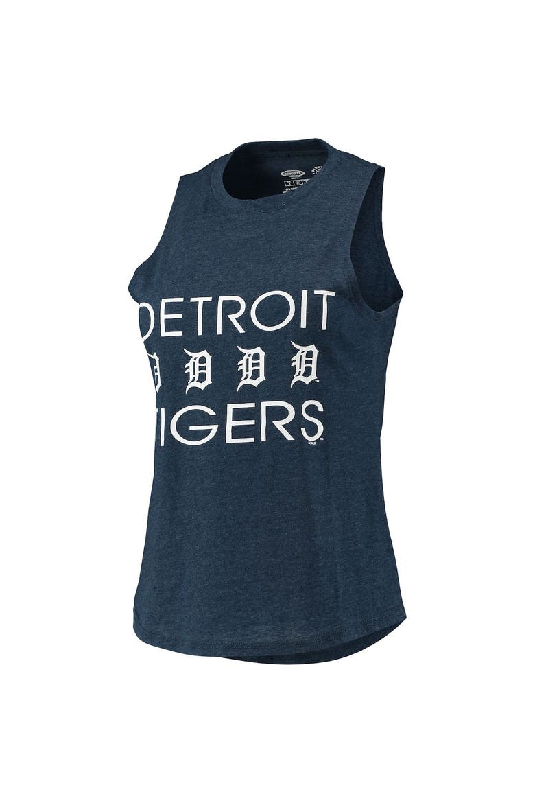 Women's Concepts Sport Orange/Navy Detroit Tigers Meter Muscle Tank Top & Pants Sleep Set, Alternate, color, Orange