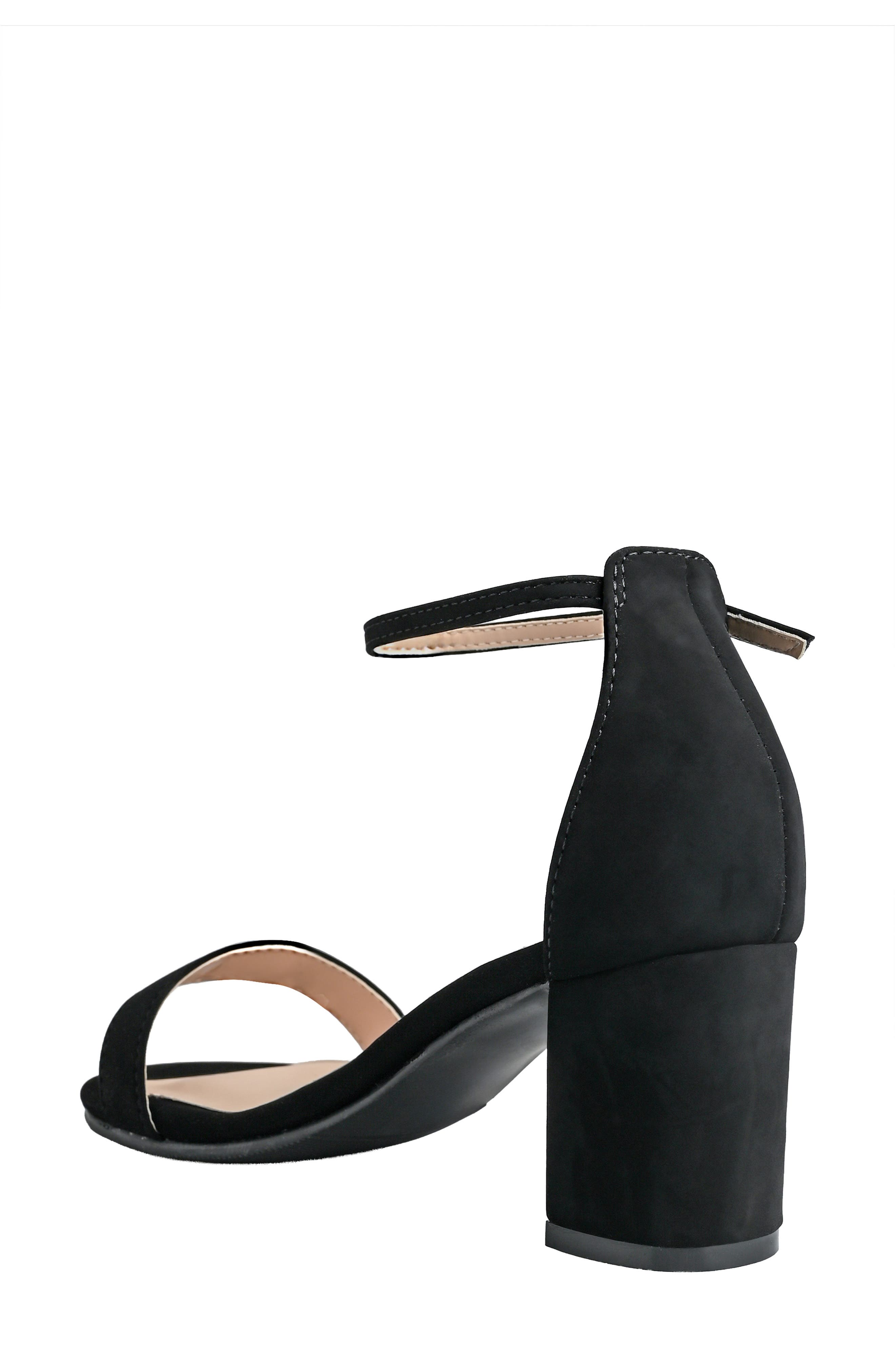 January Block Heel Sandal, Alternate, color, BLACK