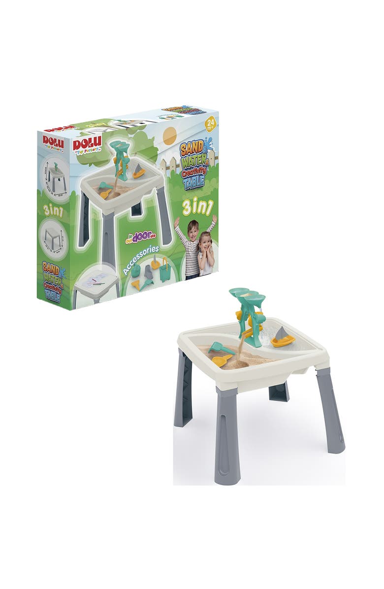 Dolu 3In1 Activity Table Sand, Water & Creativity Ages 2+, Alternate, color, Multicolored