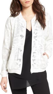 Chelsea28 Lace Bomber Jacket