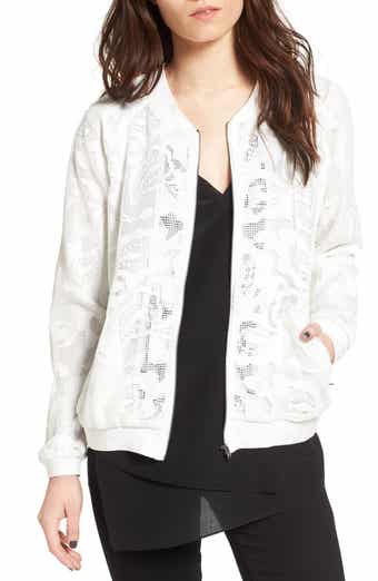 Chelsea28 Lace Bomber Jacket