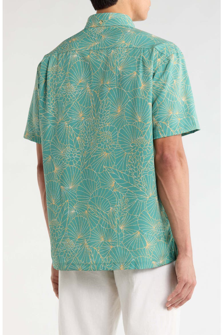 Ginger Lines Short Sleeve Shirt, Alternate, color, POND