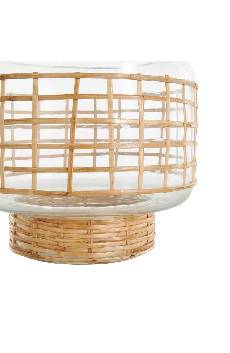 GINGER BIRCH STUDIO Set Of 2 Glass Vases, Alternate, color, Clear