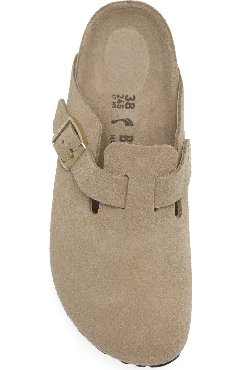 Birkenstock Boston Exquisite Clog, Alternate, color, Taupe Suede