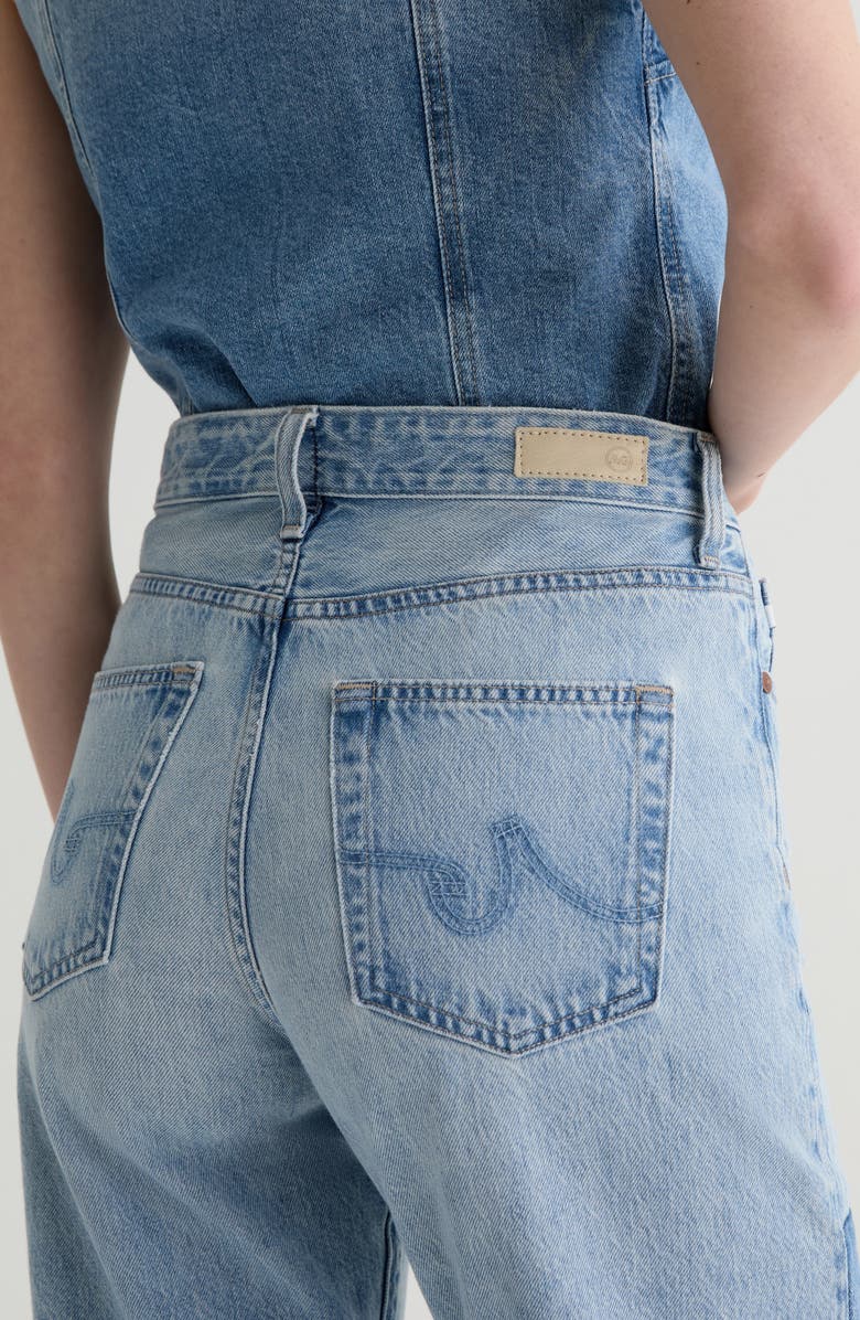 AG Brinley Frayed Straight Leg Crop Jeans, Alternate, color, Carpinteria