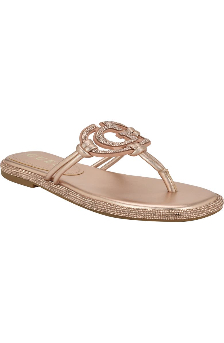 GUESS Saima Sandal, Main, color, Light Pink