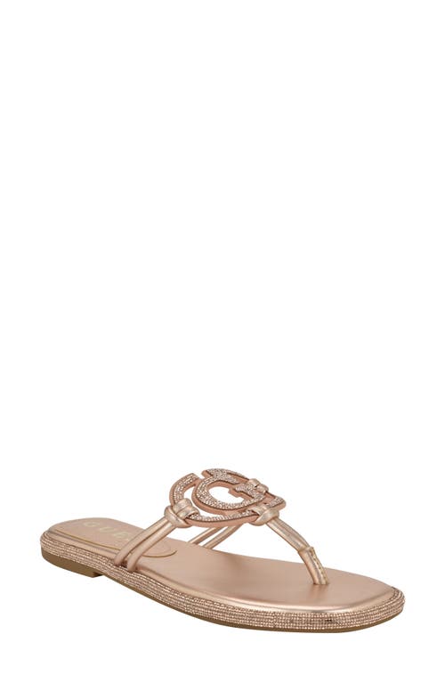 Guess Saima Sandal In Light Pink