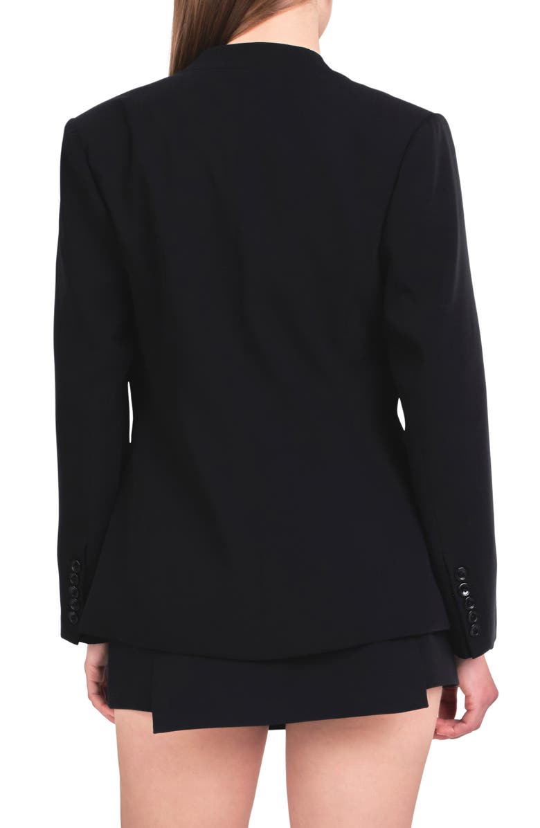 Endless Rose Fitted Sash Blazer, Alternate, color, Black