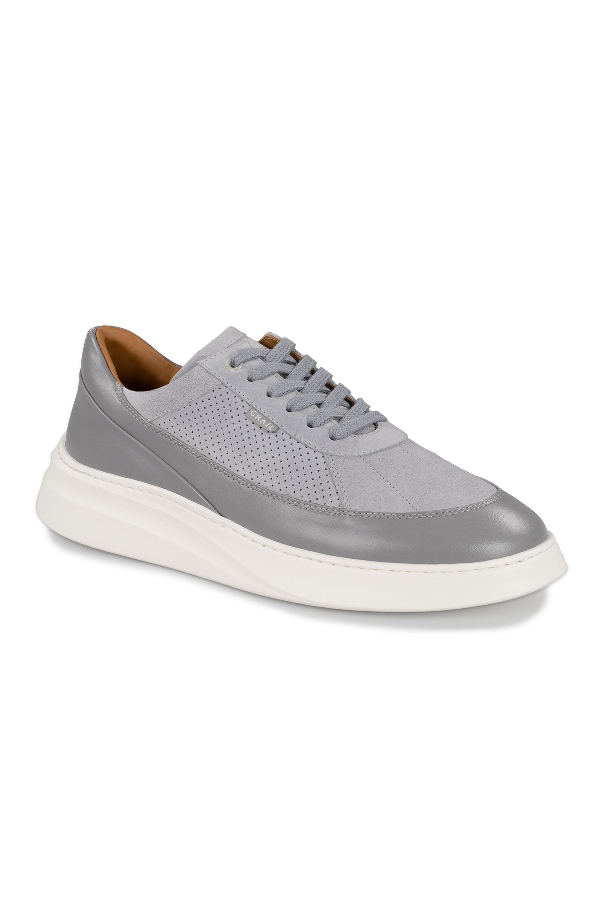 Gray / White Sole