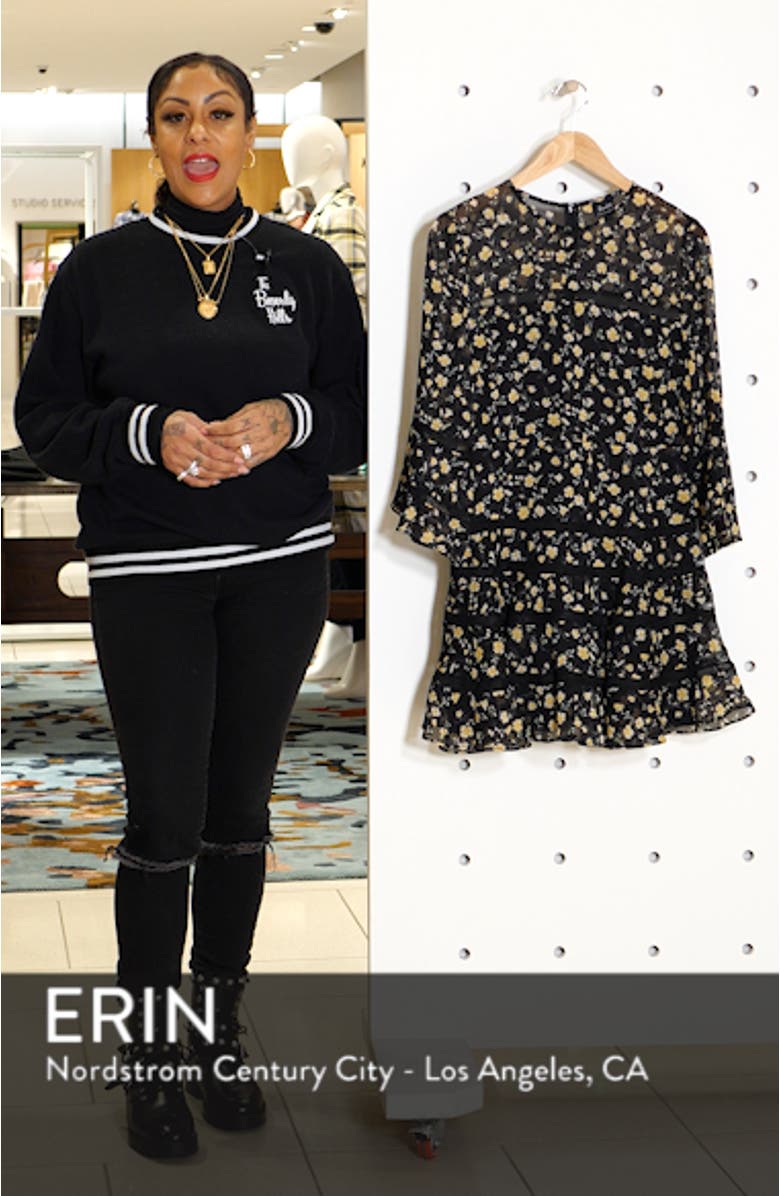 Poppy Print Minidress, sales video thumbnail