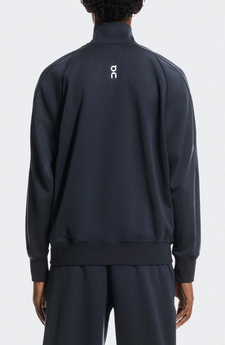 On Courtside Knit Zip Jacket, Alternate, color, Midnight