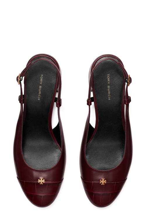 Tory Burch Slingback Cap Toe Pump