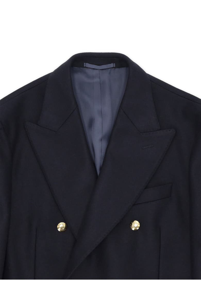 Fortela Double Breasted Wool Blazer, Alternate, color, Blue