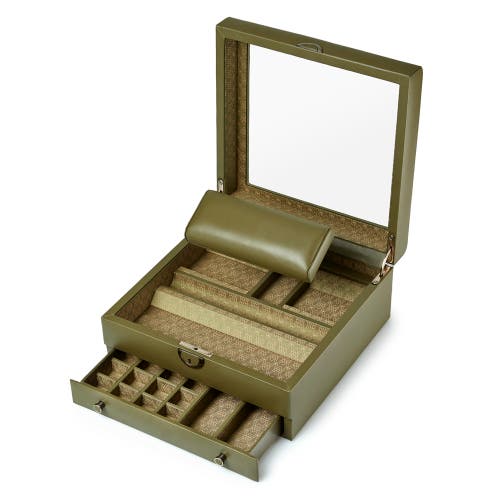 Wolf Earth Watch Stand Box In Olive