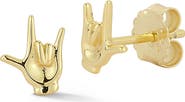 SPHERA MILANO Rock 'n' Roll Stud Earrings