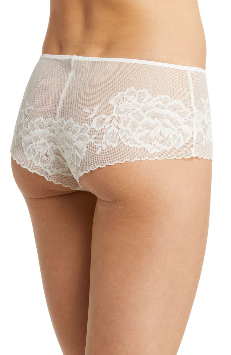 Natori Flora Boyshorts, Alternate, color, Fondant
