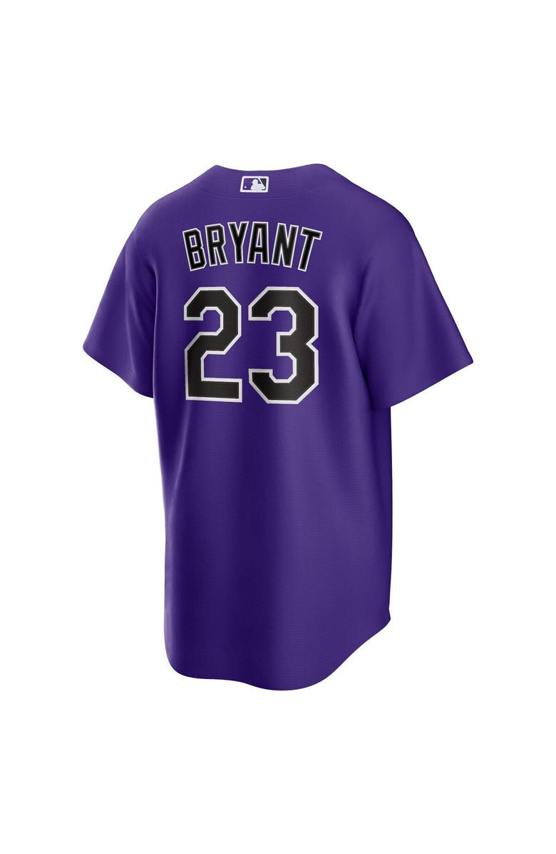 Nike Men's Nike Kris Bryant Purple Colorado Rockies Alternate Replica Player Jersey, Alternate, color, 