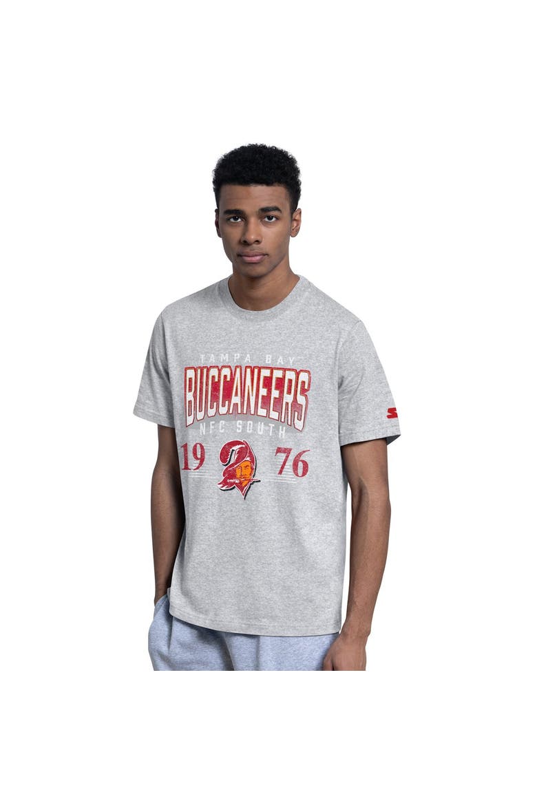 Men's Starter  Orange/Heather Gray Tampa Bay Buccaneers Two-Pack Throwback Logo T-Shirt Set, Alternate, color, Orange