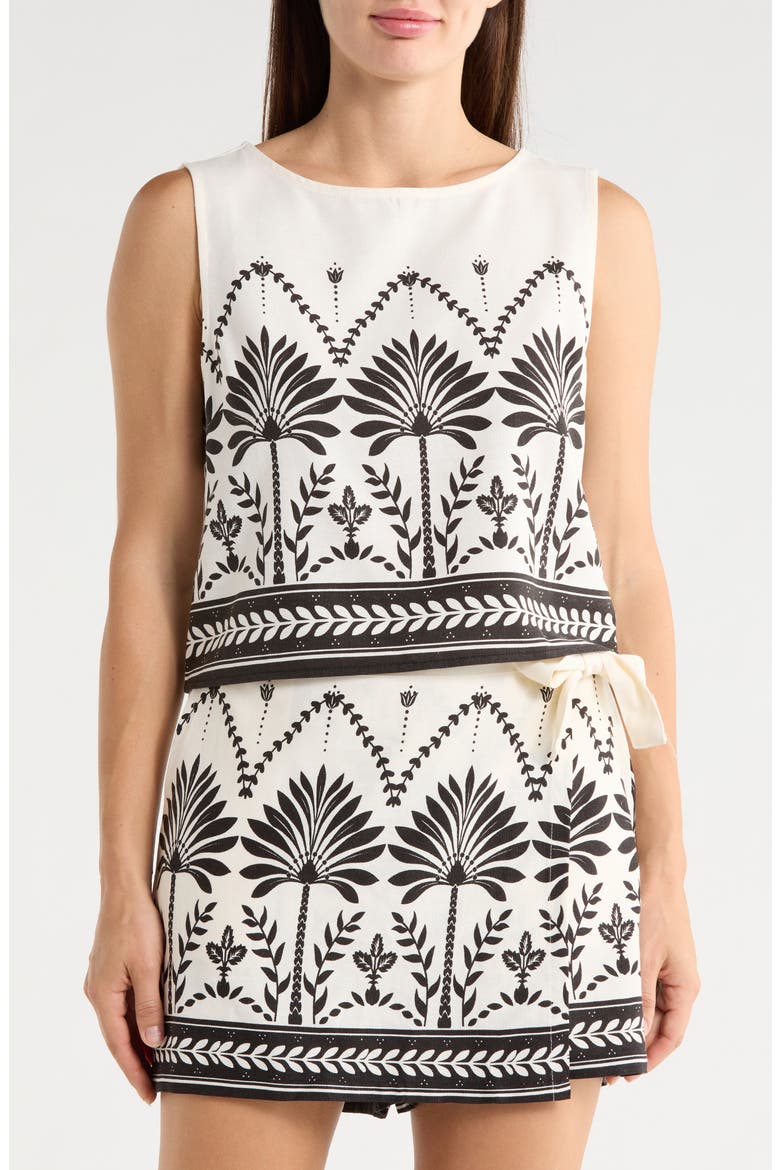 Border Print Tank, Main, color, BALI