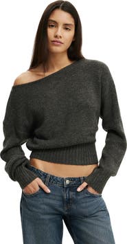 Cotton On Women's Softest Luxe Off Shoulder Knit